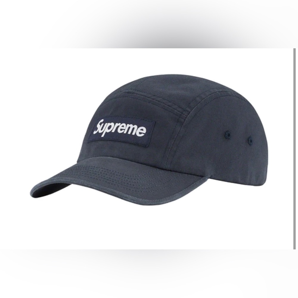Supreme Washed Chino Twill Camp Cap Navy